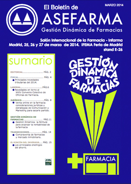 boletin farmacia marzo 2014