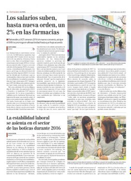 EL GLOBAL - La estabilidad laboral se asienta en el sector de las boticas durante 2016