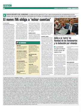 CORREO FARMACÉUTICO - El nuevo IVA obliga a echar cuentas