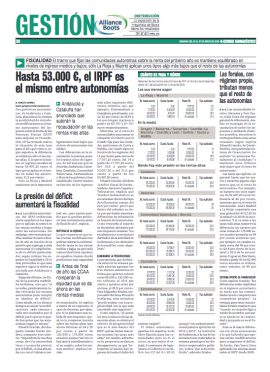 CORREO FARMACÉUTICO - Hasta 53000€ el IRPF es el mismo entre autonomías