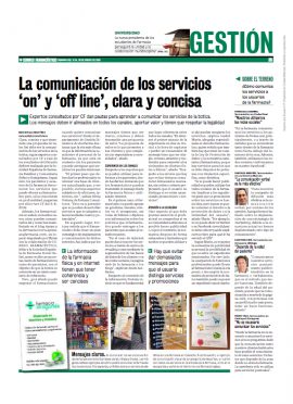 CORREO FARMACÉUTICO - La comunicación on y off line clara y concisa