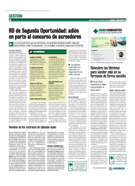 CORREO FARMACÉUTICO - RD de Segunda Oportunidad adiós en parte al concurso de acreedores