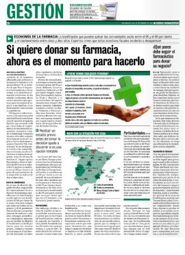 CORREO FARMACÉUTICO - Si quiere donar su farmacia ahora es el momento de hacerlo