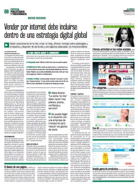 CORREO FARMACÉUTICO - Vender por internet debe incluirse dentro de una estrategia digital global