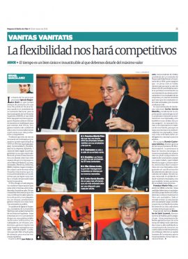 DIARIO NEGOCIO - La flexibilidad nos hará competitivos