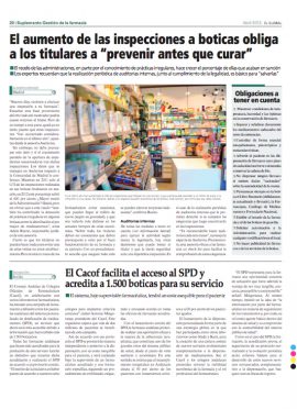 EL GLOBAL - Aumento de las inspecciones en las farmacias