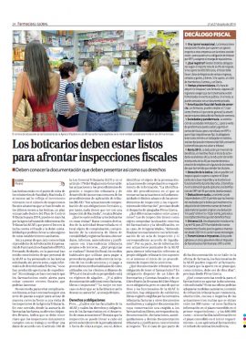 EL GLOBAL - Los boticarios deben estar listos para afrontar inspecciones fiscales