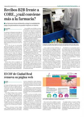 EL GLOBAL - Recibos B2B frente a CORE Cuál conviene más a la farmacia