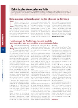 REVISTA ACOFAR - Fuerte apoyo de Asefarma a nuestro modelo farmacéutico