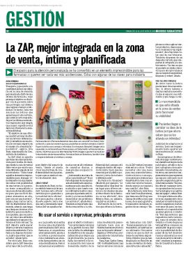 CORREO FARMACÉUTICO - La ZAP mejor integrada en la zona de venta íntima y planificada