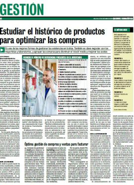 CORREO FARMACÉUTICO - Estudiar el histórico de productos para optimizar sus ventas