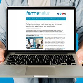 FARMANATUR - Falta menos de un mes para que las farmacias ajusten los salarios de sus empleados