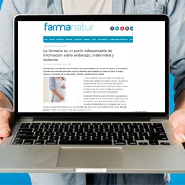 FARMANATUR - La farmacia es un punto indispensable de información sobre embarazo maternidad y lactancia