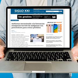 Siglo XXI - Asefarma recomienda a la farmacias renegociar los test de antígenos con proveedores para evitar pérdidas