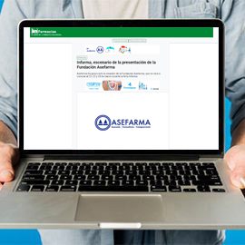 IMFARMACIAS - Infarma escenario de la presentación de la Fundación Asefarma