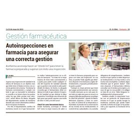 EL GLOBAL - Autoinspecciones en farmacia la mejor forma de asegurar una correcta gestión