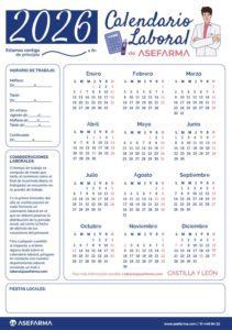 Calendario laboral Castilla y León 2026