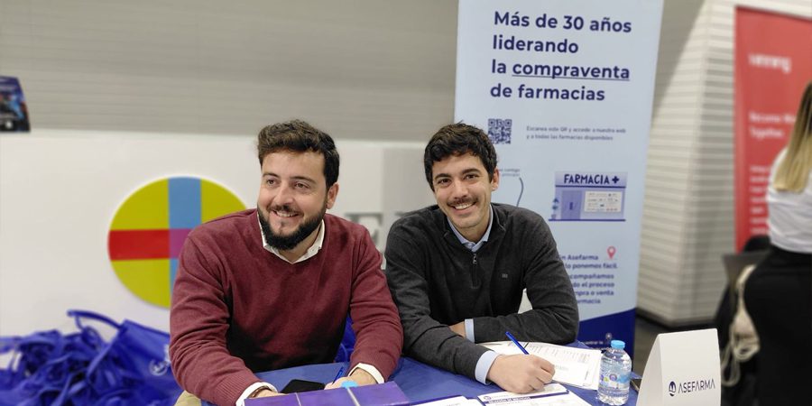 Alberto Vicens y Dani Bajo de Asefarma Foro CEU